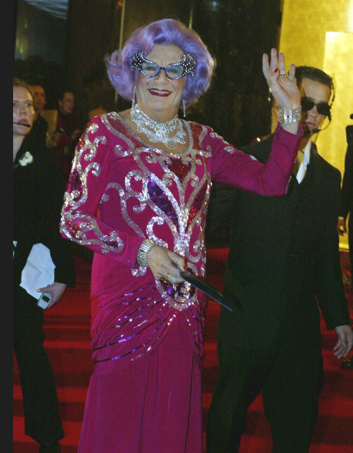 Dame Edna Everage at the 2003 TV Week Logie Awards.