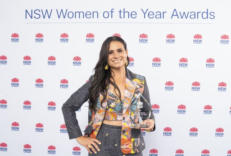 NSW Women of the year Awards 2024 Ceremony - NSW Aboriginal Woman of the Year 2024 recipient Dr Casey Sullivan