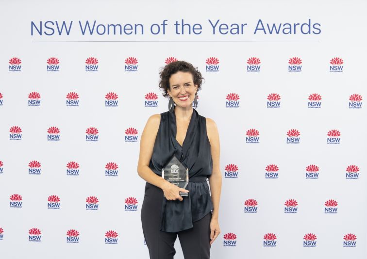 NSW Women of the year Awards 2024 Ceremony - Premier's NSW Woman of Excellence recipient 2024 Jessica Hill