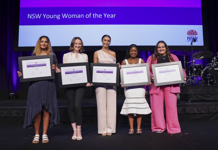 NSW Women of the Year Awards 2024 Ceremony - NSW Young Woman of the Year 2024 finalists