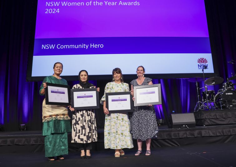 NSW Women of the Year Awards 2024 Ceremony - NSW Community Hero 2024 finalists