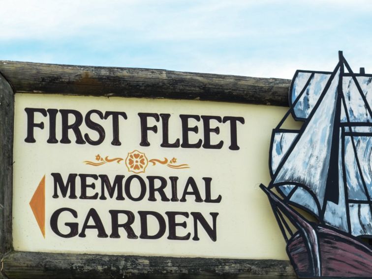 First Fleet Sign