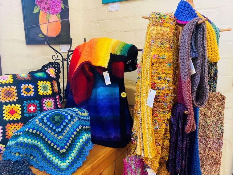 Locally crafted knitting