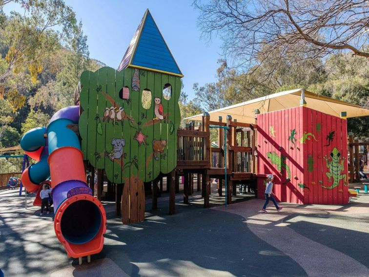 Photo of adventure playground at the marsupial playground