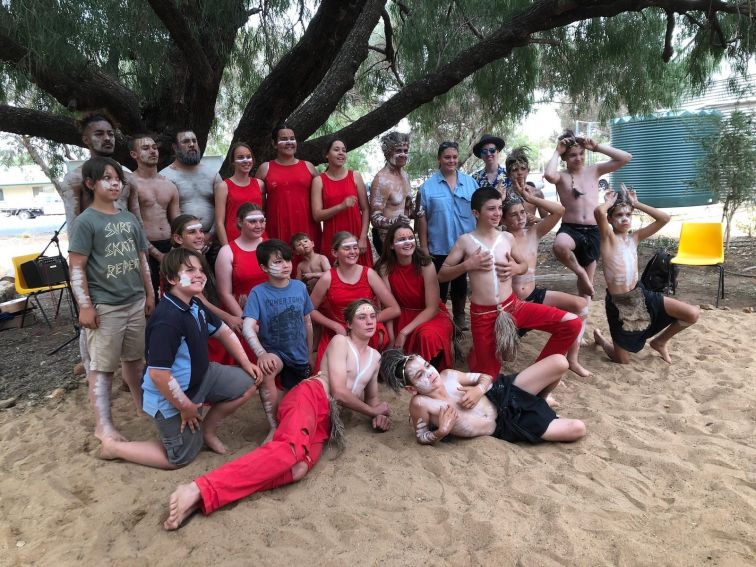 Dancers from Gilgandra, Trangie Narromine and the Central Coast gathered for the corroboree