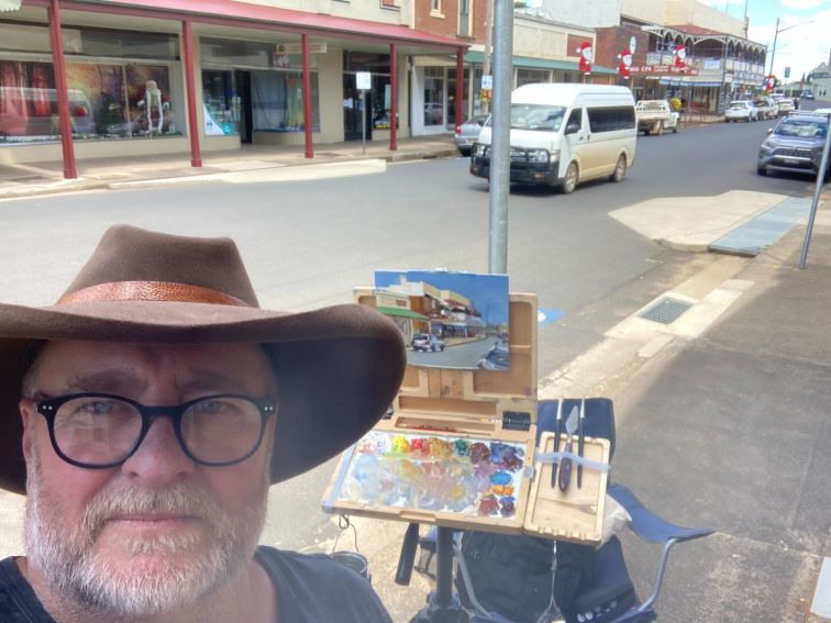 out painting in Canowindra