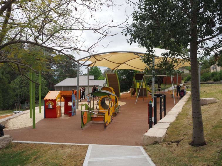 Playground at Memorial Park Kurrajong