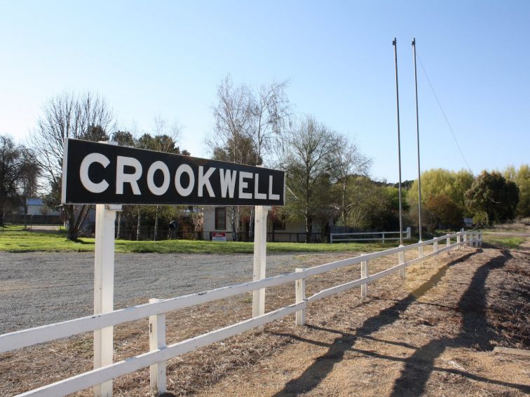 Crookwell train sign
