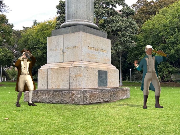 Statue of Captain James Cook – Hyde Park, Sydney, New South Wales.