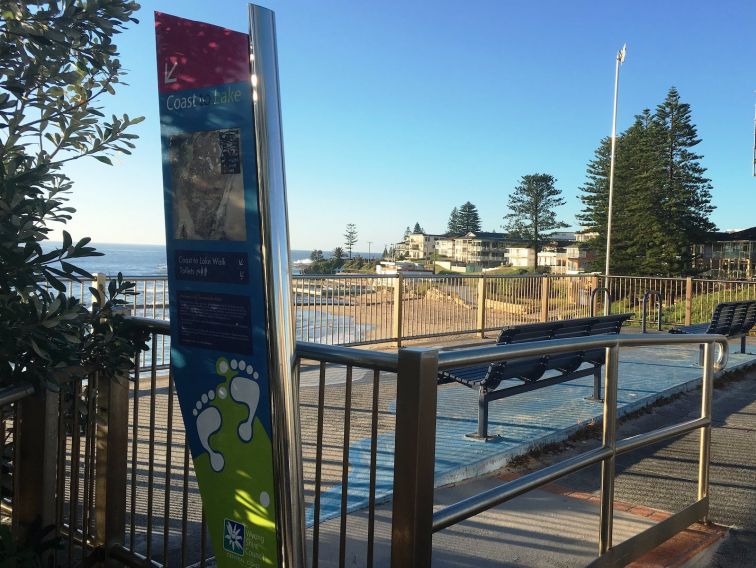 Along the Coast to Lake walk at The Entrance NSW