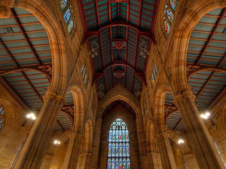 St Andrew's Cathedral Sydney - stunning architecture.  Australia's oldest Cathedral.