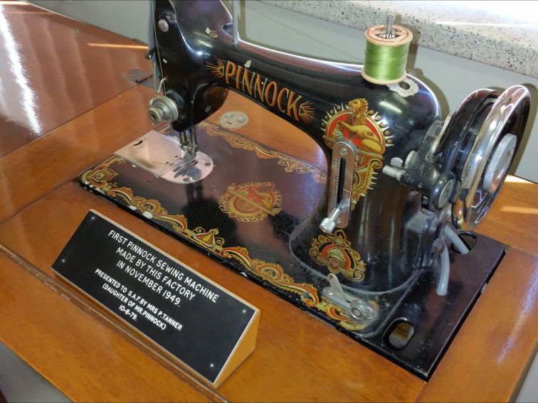 Sewing machine - one of the Factory's many commercial products