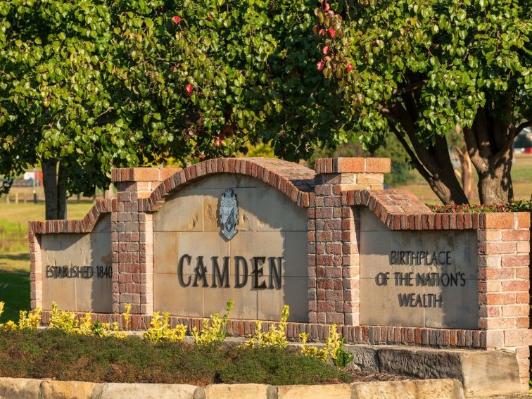 Camden brick sign