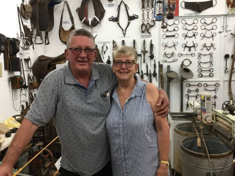 Image of Harry and Robyn Fletcher who are the collectors of Manellae Collectables