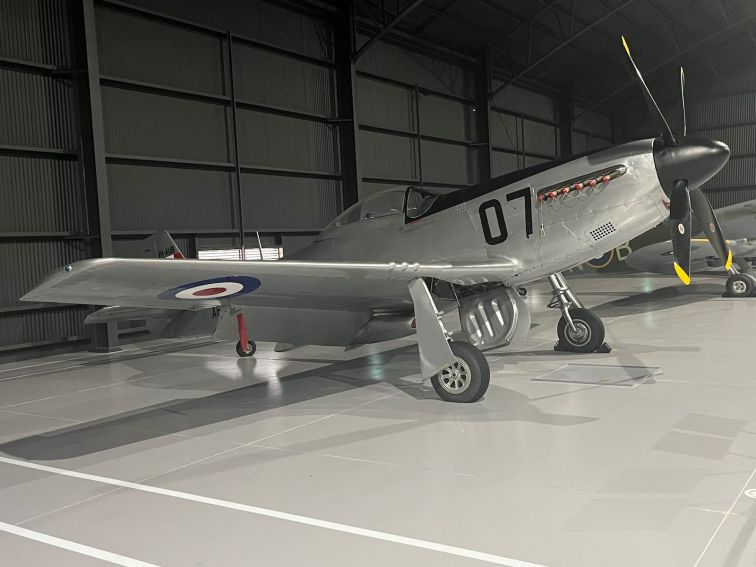 The CAC Mustang was built by the Commonwealth Aircraft Factory under license, entered  service 1947
