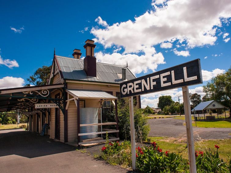 Historic Railway Station in Grenfell NSW