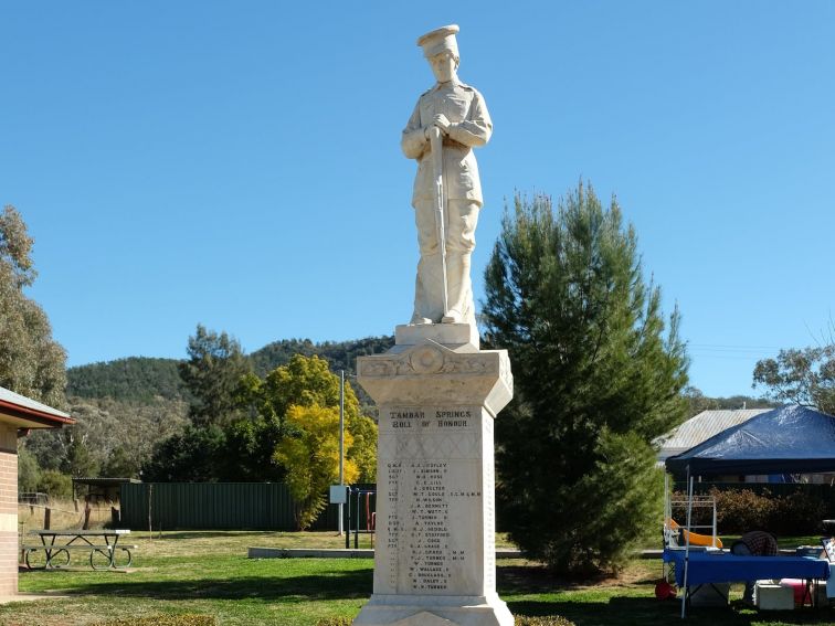 Tambar Springs War Memorial - the first WW1 Memorial to be constructed in country Australia.