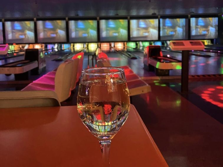 Lanes at Campbelltown City Bowl Glass of Wine
