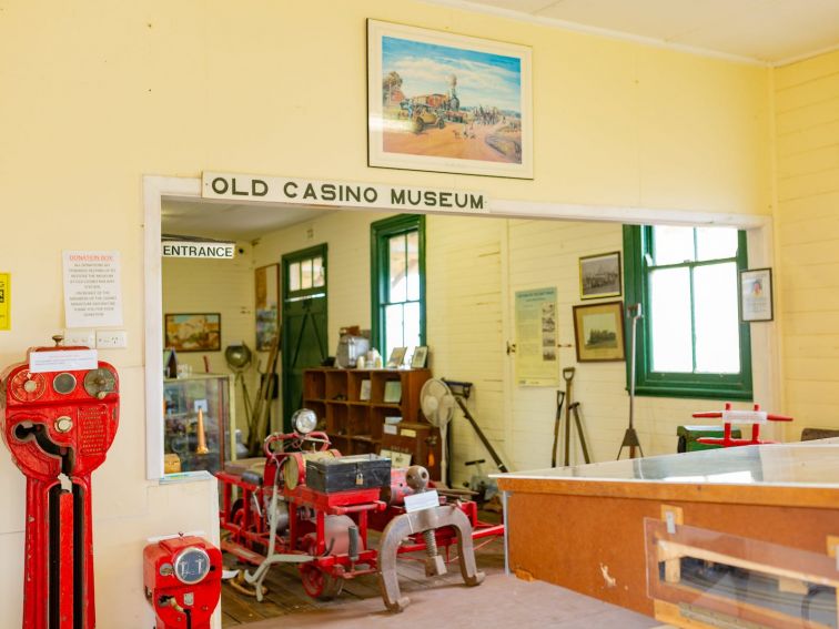 Items in the railway museum
