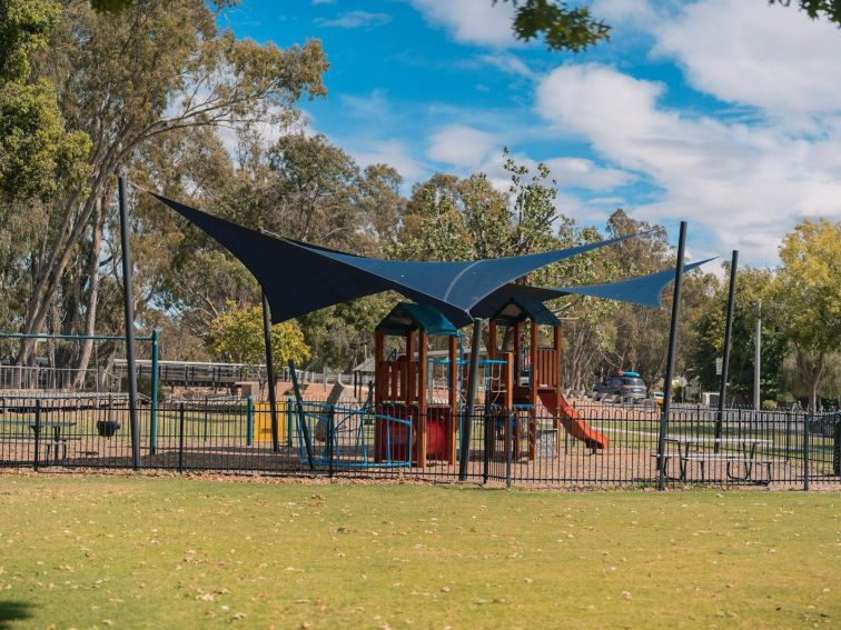 Playground at Barham Riverside park