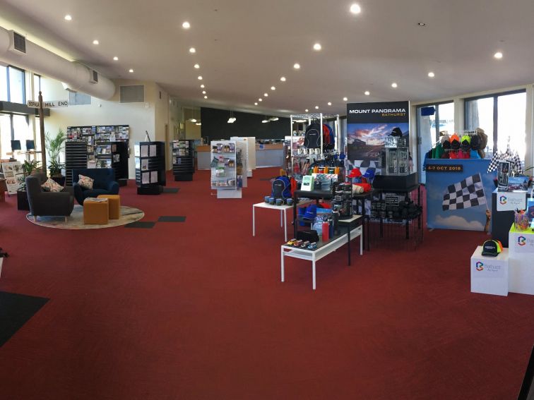 Inside the Bathurst Visitor Information Centre