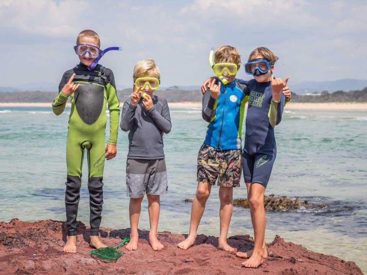 Merimbula, snorkelling, family friendly