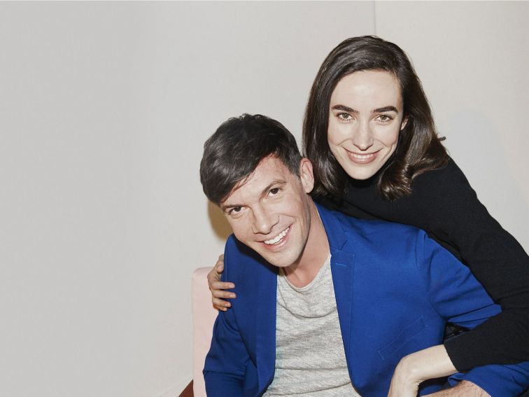 Toby Schmitz and Geraldine Hakewill in The Real Thing