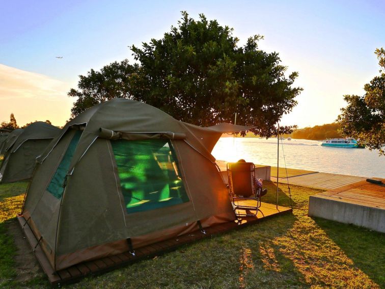 Deluxe Waterfront Camping