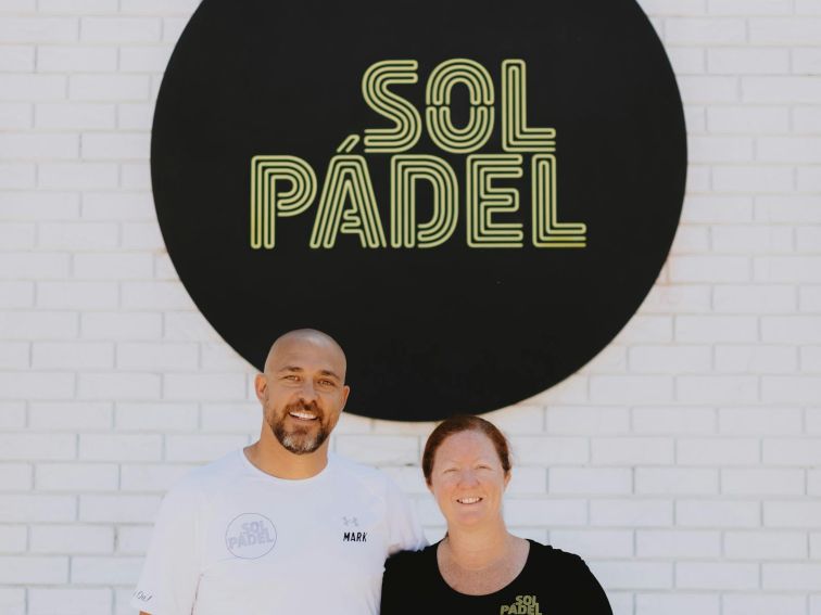 Meet Mark and Erin the owners and developers of Sol Padel, come and find out about padel