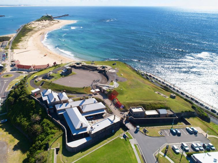 Fort Scratchley Historic Site - Aerial
