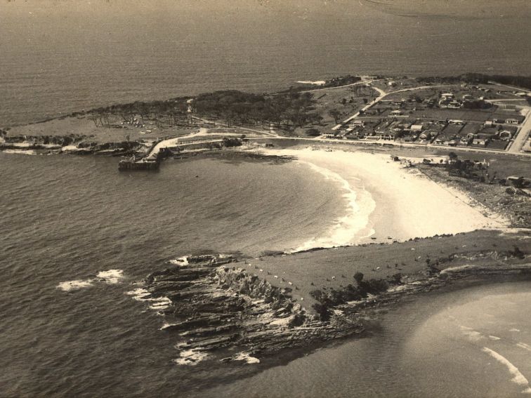 Bermagui aerial circa 1930s
