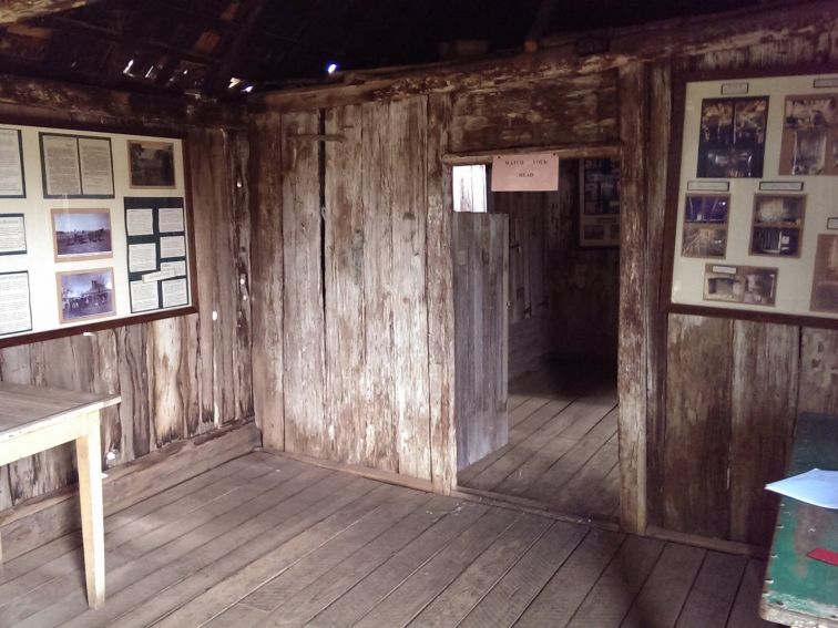 Inside the Early Settlers Hut