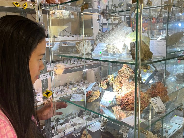 Stunning mineral specimens from all around the world , something for all ages