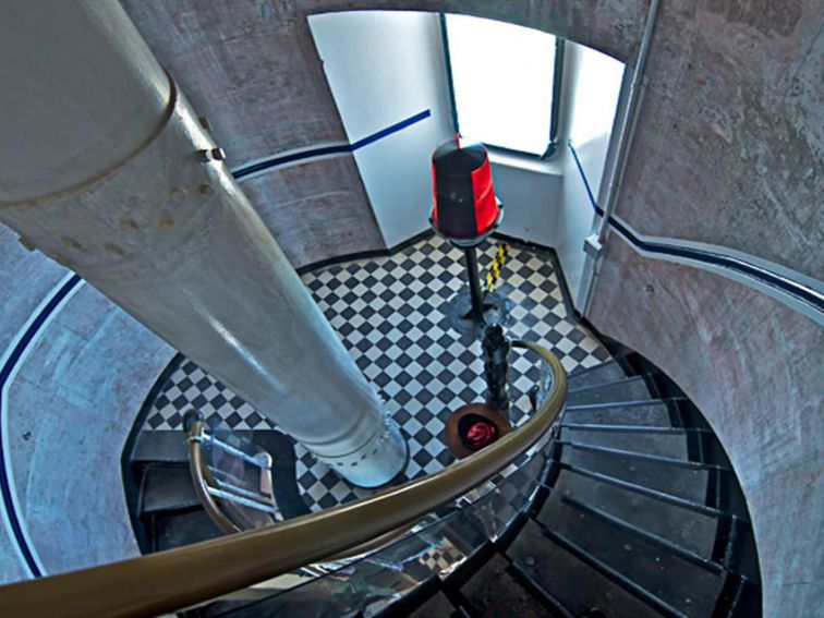 Stairs inside Cape Byron Lighthouse, Cape Byron State Conservation Area. Photo: John Spencer/OEH