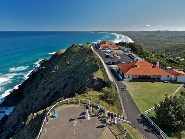 Lighthouse view, Cape Byron State Conservation Area. Photo: John Spencer &copy; DPIE