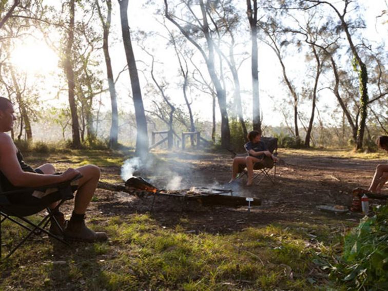 Beach campground barbecue, Clyde River National Park. Photo: Lucas Boyd &copy; DPIE