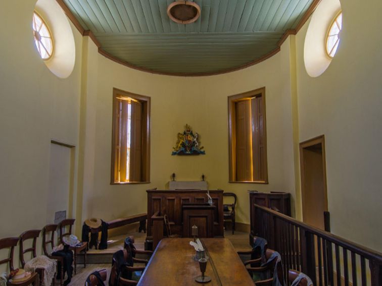 Hartley Courthouse stand, Hartley Historic Site. Photo: John Spencer