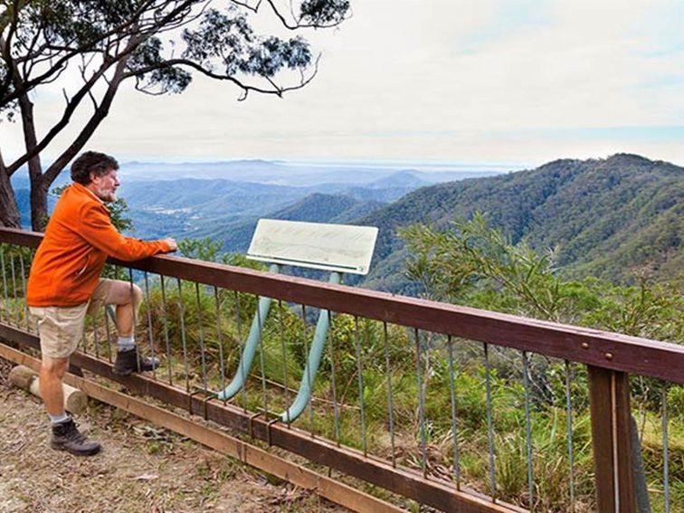 View from a lookout, Dunggir National Park. Photo: Robert Cleary &copy; DPIE