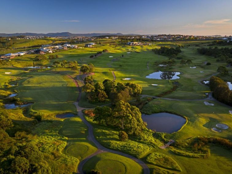 Aerial Shot of The Links Golf Course