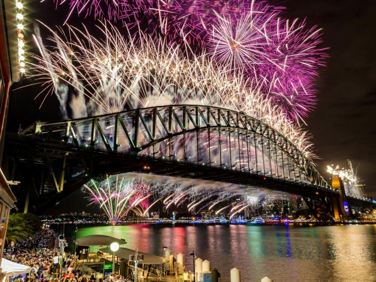New Year's Eve Fireworks from Luna Park