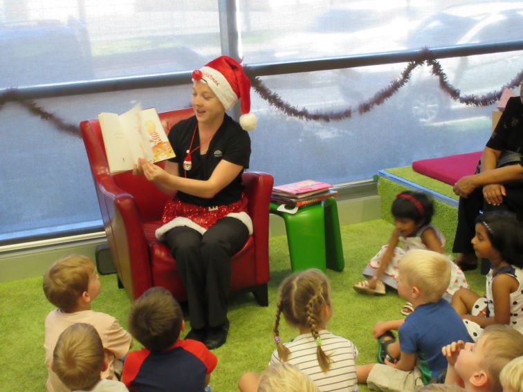 Christmas storytime at the Lavington Library