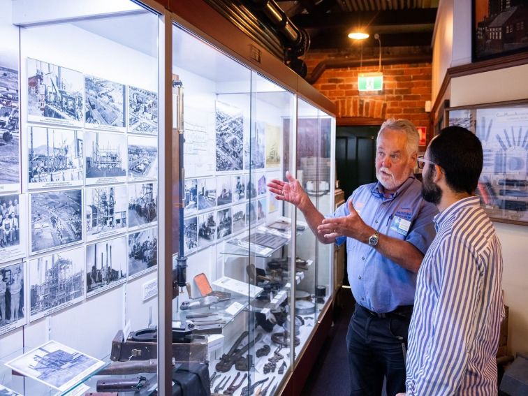 Photo of a local tour of Tamworth Powerstation Museum