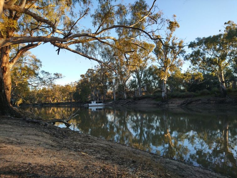 The Edward River in Moulamein