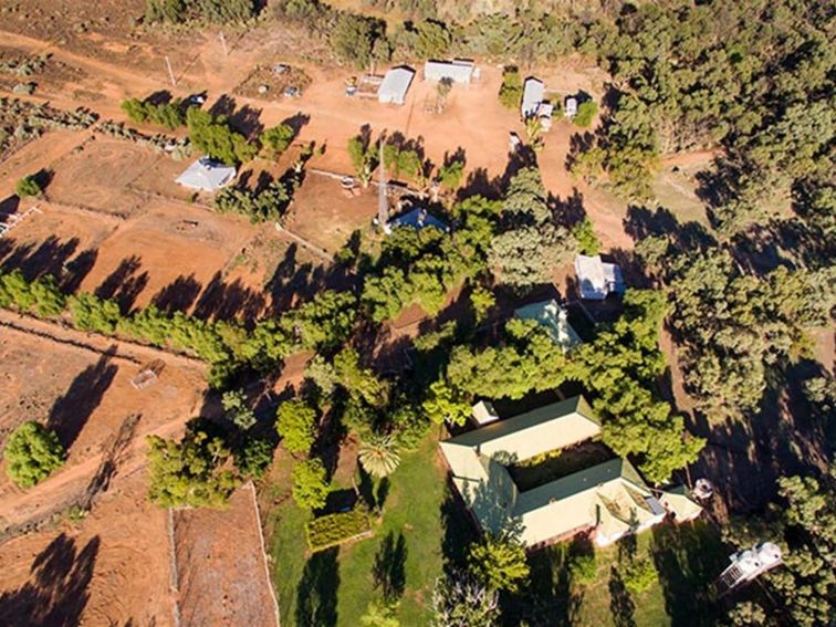 Aerial view of Willandra Homestead, Willandra National Park. Photo: Vision House Photography/DPIE
