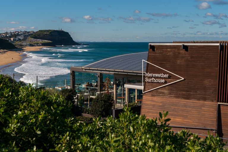 Merewether Surfhouse building and sign