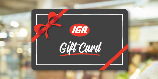 IGA giftcards