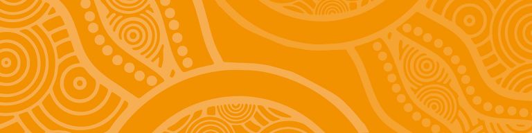 Aboriginal artwork light orange patterns
