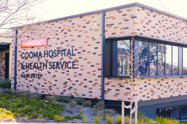 Main entry to the Cooma Hospital and Health Service