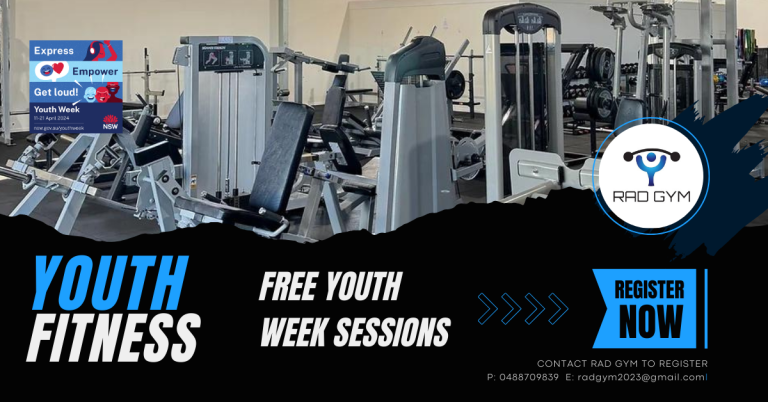 Youth Fitness at RAD Gym for Youth Week
