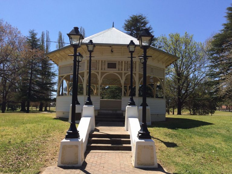 Rotunda at Jubilee Park, part of the Tenterfield Soundtrail Walk